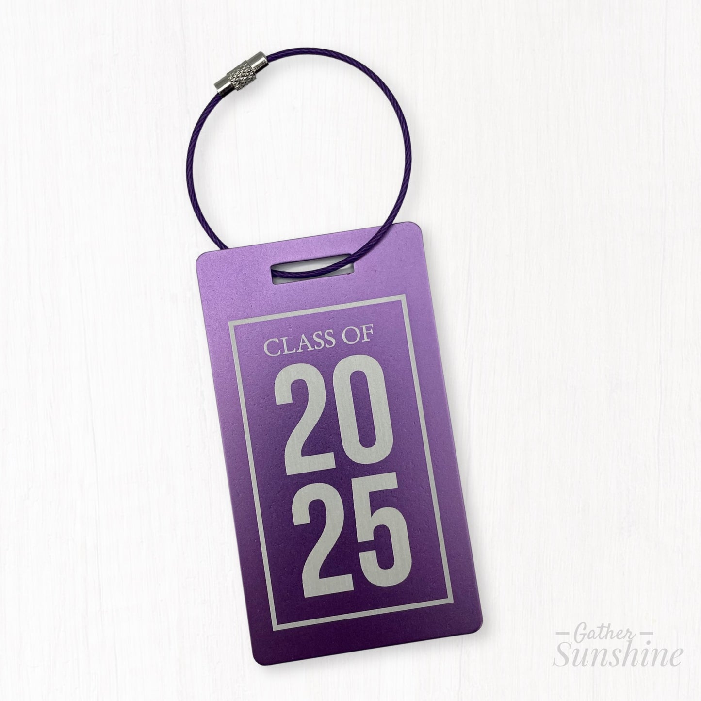Grad - Class of 2026 Matching Luggage Tag Set – Large & Small C