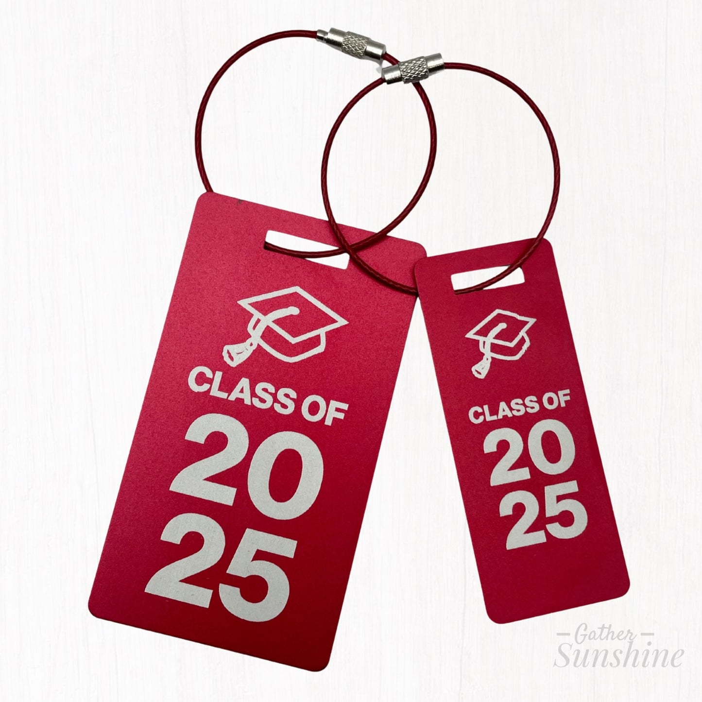 Class of 2026 Matching Luggage Tag Set – Large & Small A