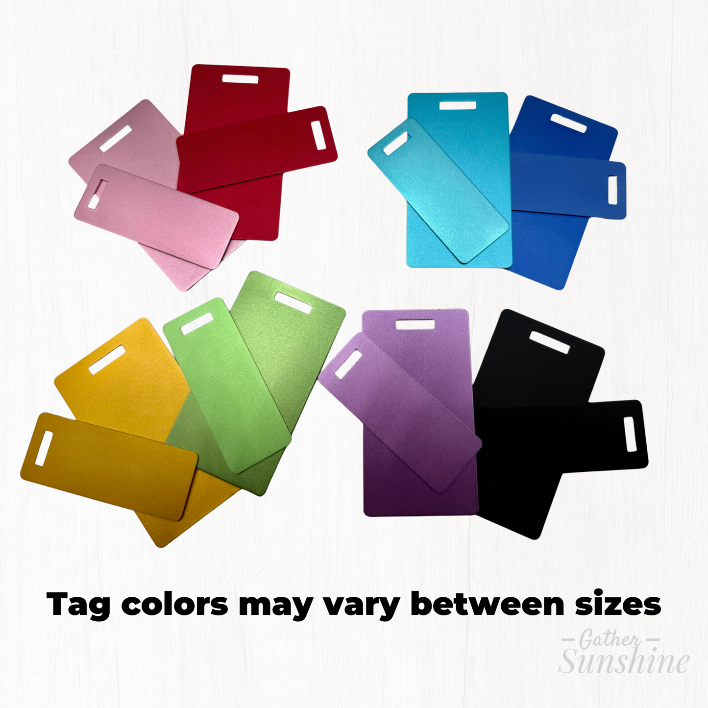 Missionary Luggage Tag English Set in English – Large & Small Matching Tags