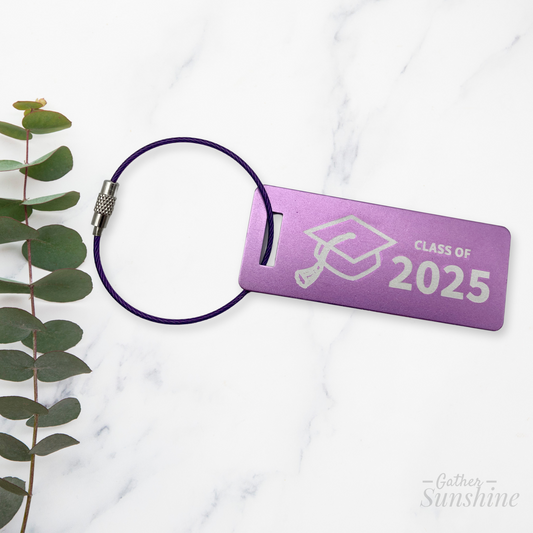 The Class of 2025 - Senior Year Keepsake Small Luggage Tag B